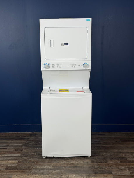 Frigidaire - 3.9 cu. ft. Washer and 5.6 cu. ft. Gas Dryer Combo in White with Quick Wash & Dry Cycle, MaxFill and Long Vent