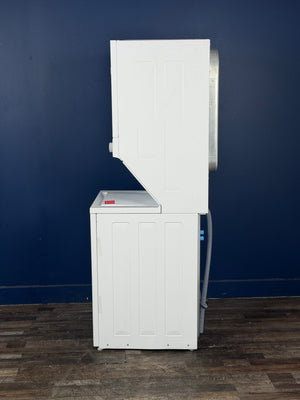 Frigidaire - 3.9 cu. ft. Washer and 5.5 cu. ft. Electric Dryer Combo in White with Quick Wash & Dry Cycle and MaxFill Wash Cycle