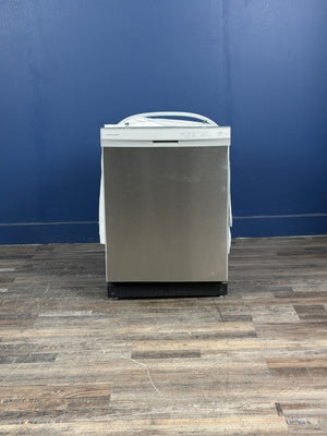 Frigidaire - 24 in Front Control Built-In Tall Tub Dishwasher in Stainless Steel with 4-cycles and DishSense Sensor Technology