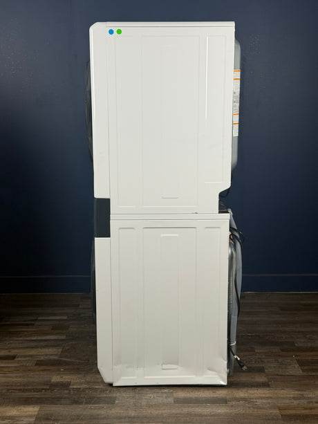 Electrolux - 4.4 cu. ft. Stacked Washer and 8.0 cu. ft. Gas Dryer Laundry Tower in White with LuxCare Wash, Energy Star