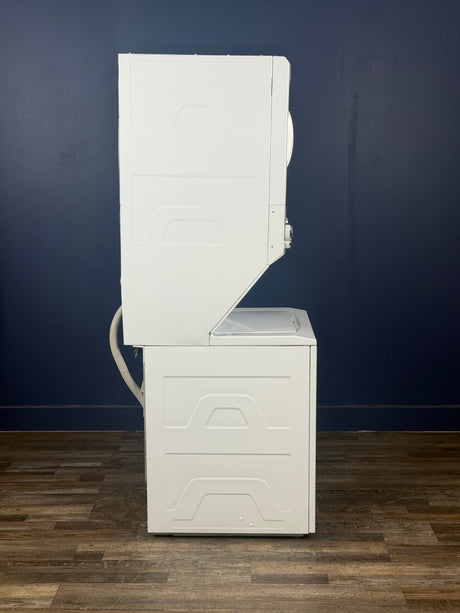 GE - 3.9 cu. ft. Washer 5.9 cu. ft. Gas Dryer Combo in White, ENERGY STAR