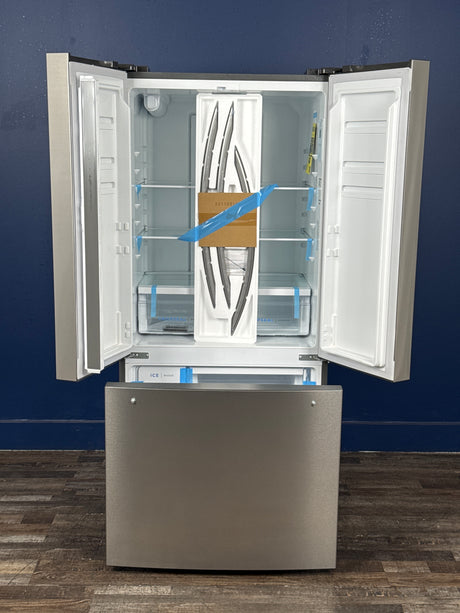 Frigidaire - 31.5 in. 18 cu. ft. Counter Depth French Door Refrigerator in Fingerprint-Resistant Stainless Look