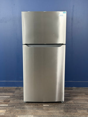 Frigidaire - 18.3 Cu. Ft. 30 inch Top Freezer Refrigerator Stainless Steel Garage Ready