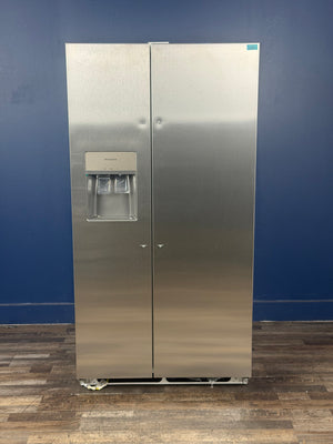 Frigidaire - 36 in. 26 cu. ft. Standard Depth Side by Side Refrigerator in Stainless Steel