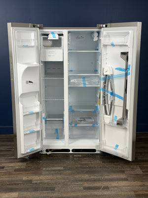 Frigidaire - 36 in. 26 cu. ft. Standard Depth Side by Side Refrigerator in Stainless Steel
