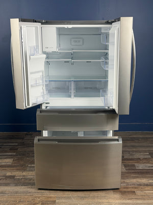 Frigidaire - 36 in. 26 cu. ft. Standard-Depth 4-Door French Door Refrigerator in Fingerprint-Resistant Stainless Steel Look