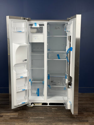 Frigidaire - 36 in. 26 cu. ft. Standard Depth Side by Side Refrigerator in Stainless Steel