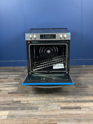 Frigidaire - Gallery 30 in. 6.2 cu.ft. 5 Element Slide-In Electric Range w/ Total Convection & Air Fry, SmudgeProof Stainless