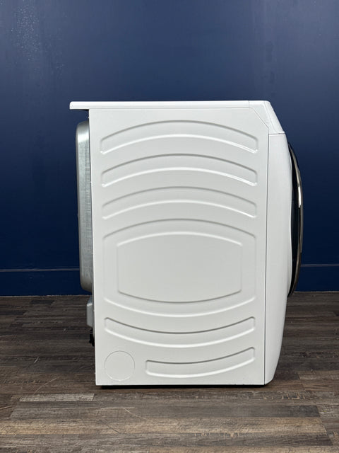 GE - 7.8 cu.ft. Smart Front Load Gas Dryer in White with Steam and Sanitize