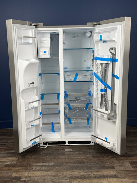 Frigidaire - Gallery 36 in. 26 cu. ft. Standard Depth Side by Side Refrigerator in Smudge-Proof Stainless Steel, ENERGY STAR