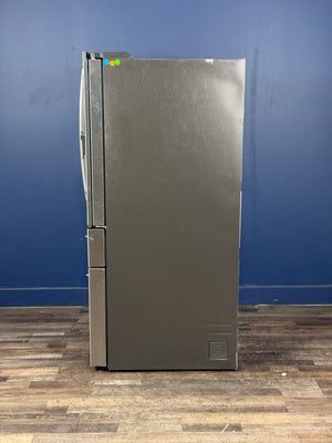 GE Profile - Profile 27.9 cu. ft. Smart 4-Door French Door Refrigerator with Door-in-Door in Fingerprint Resistant Stainless Steel