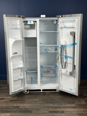 Frigidaire - 36 in. 26 cu. ft. Standard Depth Side by Side Refrigerator in Stainless Steel