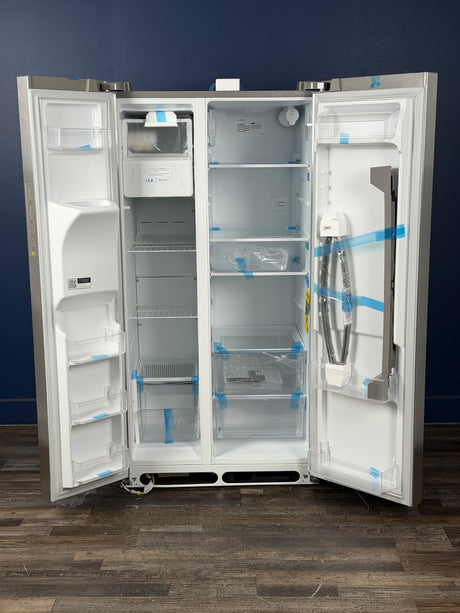 Frigidaire - 36 in. 26 cu. ft. Standard Depth Side by Side Refrigerator in Stainless Steel