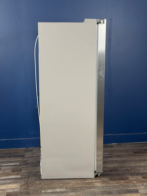 Frigidaire - 36.1 in. 22.3 cu. ft. Counter Depth Side-by-Side Refrigerator in Stainless Steel