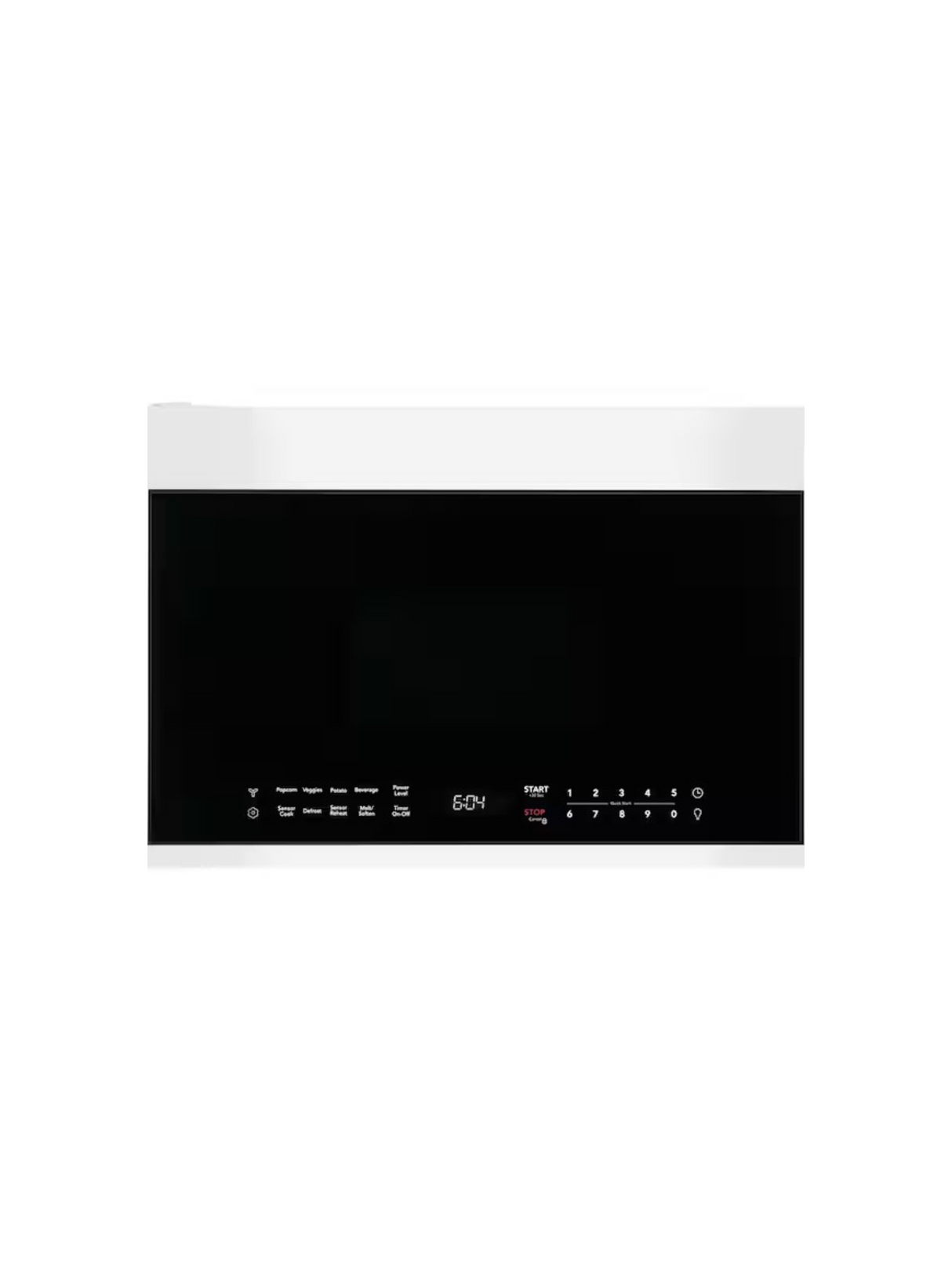 Frigidaire - 1.4 cu. ft. Over-the-Range Microwave in White with Automatic Sensor Cooking Technology