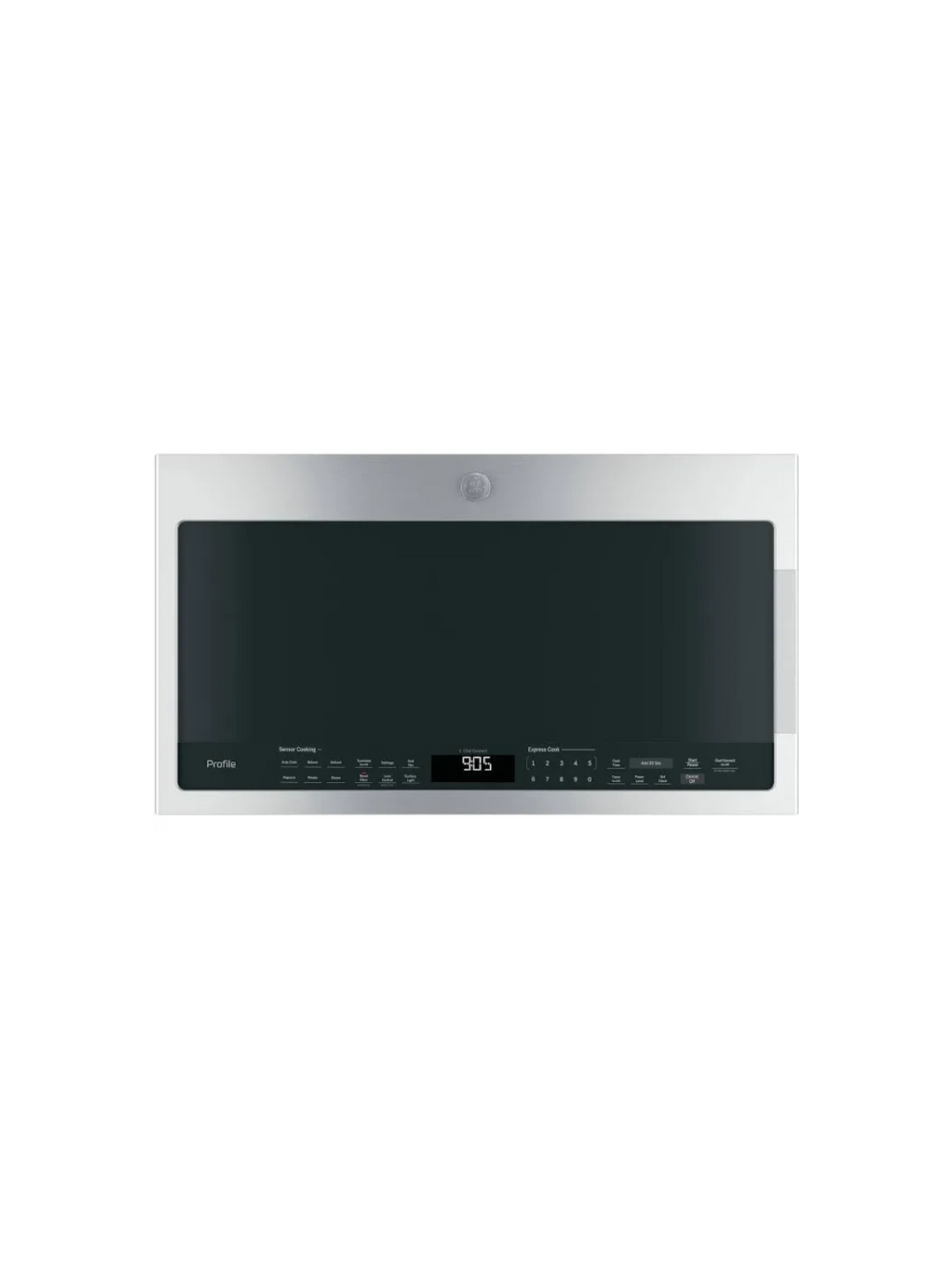 GE Profile - Profile 2.1 cu. ft. Over the Range Microwave in Stainless Steel with Sensor Cooking
