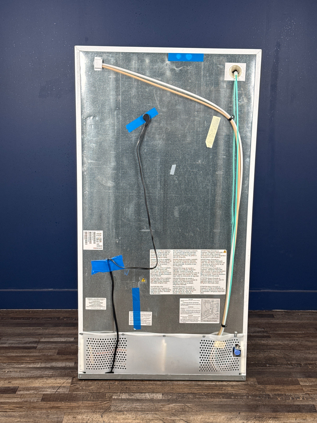 Frigidaire - 36 in. 26 cu. ft. Standard Depth Side by Side Refrigerator in White