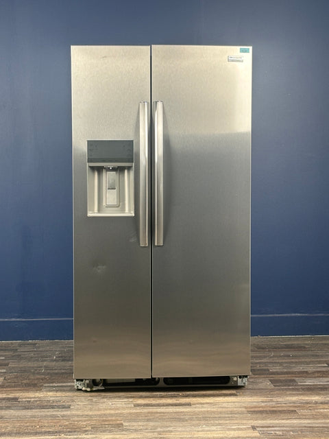 Frigidaire - Gallery 36 in. 26 cu. ft. Standard Depth Side by Side Refrigerator in Smudge-Proof Stainless Steel, ENERGY STAR