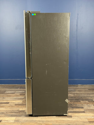 GE Cafe - 23.1 cu. ft. Smart French Door Refrigerator with Internal Water Dispenser in Stainless Steel, Counter Depth, ENERGY STAR