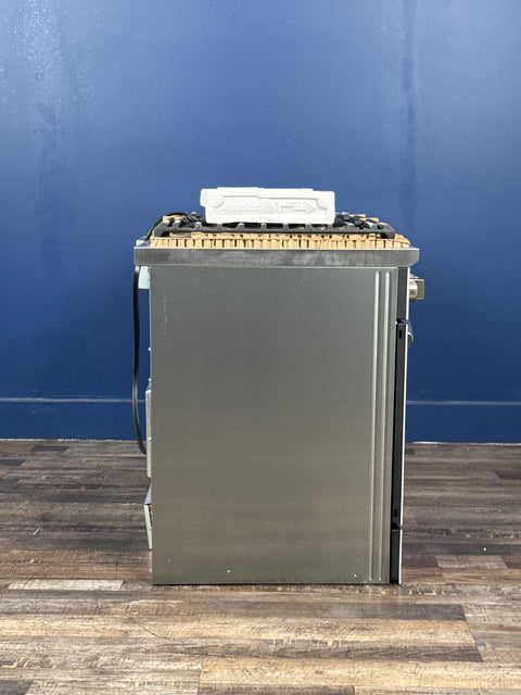 Frigidaire - Gallery 36 in. 6-Burner Slide-In Gas Range in Stainless Steel with Total Convection and Air Fry