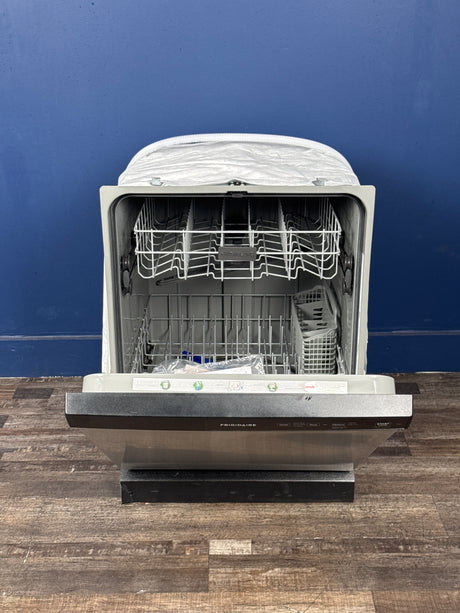 Frigidaire - 24 in. Front Control Built-In Tall Tub 55 Dba Dishwasher in Stainless Steel with 3-Cycles