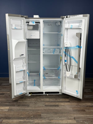 Frigidaire - 36 in. 26 cu. ft. Standard Depth Side by Side Refrigerator in Stainless Steel