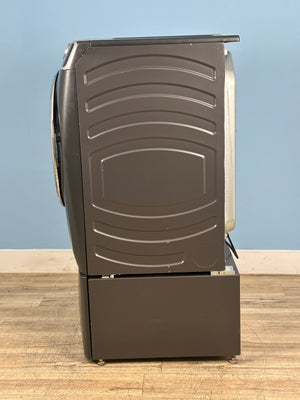 GE Profile - Profile 7.8 cu. ft. Capacity Smart vented Front Load Gas Dryer in Carbon Graphite with Quick Dry, Steam & Sanitize Cycle