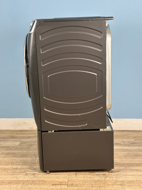 GE Profile - Profile 7.8 cu. ft. Capacity Smart vented Front Load Gas Dryer in Carbon Graphite with Quick Dry, Steam & Sanitize Cycle