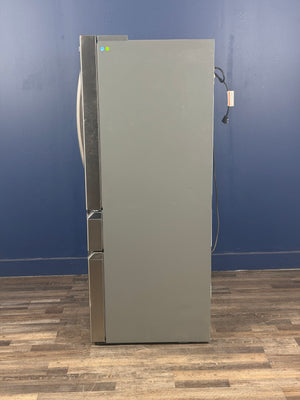 Frigidaire - Gallery 36 in. 22 cu. ft. Counter-Depth 4-Door French Door Refrigerator in Smudge-Proof Stainless Steel