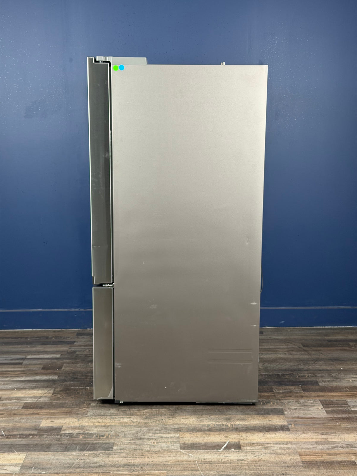 Samsung - 36 in. 31 cu. ft. 3-Door Standard Depth French Door Refrigerator in Stainless Steel w/External Water and Ice Dispenser