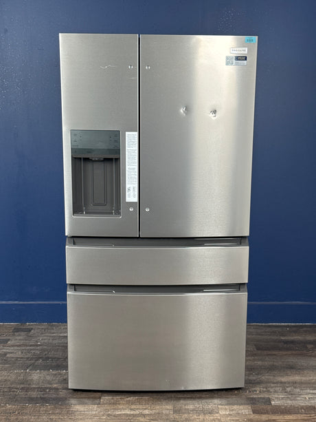 Frigidaire - 36 in. 26 cu. ft. Standard-Depth 4-Door French Door Refrigerator in Fingerprint-Resistant Stainless Steel Look
