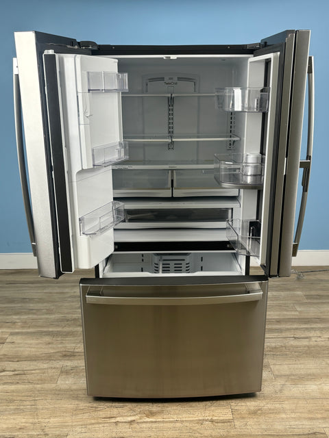 GE Profile - 22.1 cu. ft. French Door Refrigerator with Door-in-Door in Fingerprint Resistant Stainless Steel, Counter Depth