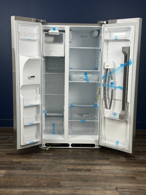 Frigidaire - 36 in. 26 cu. ft. Standard Depth Side by Side Refrigerator in Stainless Steel