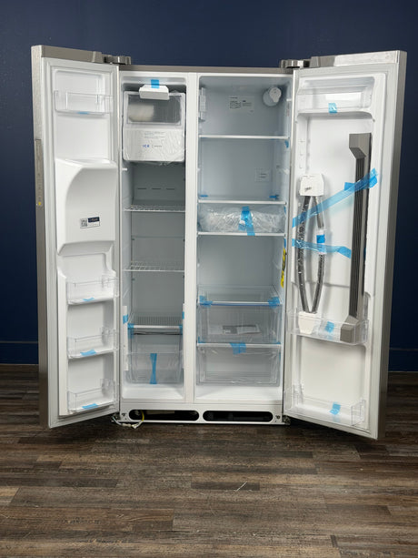 Frigidaire - 36 in. 26 cu. ft. Standard Depth Side by Side Refrigerator in Stainless Steel