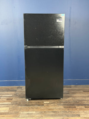 Frigidaire - 29.7 in 19 cu. ft. Standard Depth Garage Ready Top Freezer Refrigerator in Black with Precision Temperature Control