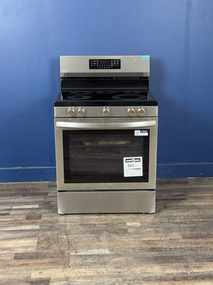 Frigidaire - Gallery 30 in 5 Element Freestanding Range w/ Total Convection and Air Fry , SmudgeProof Stainless