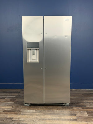 Frigidaire - Gallery 36 in. 26 cu. ft. Standard Depth Side by Side Refrigerator in Smudge-Proof Stainless Steel, ENERGY STAR