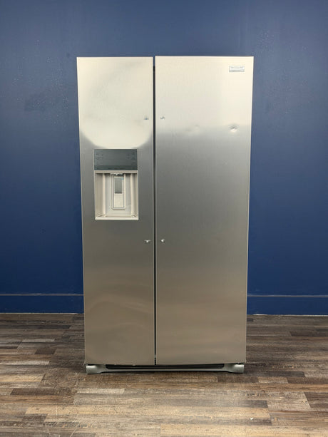 Frigidaire - Gallery 36 in. 26 cu. ft. Standard Depth Side by Side Refrigerator in Smudge-Proof Stainless Steel, ENERGY STAR