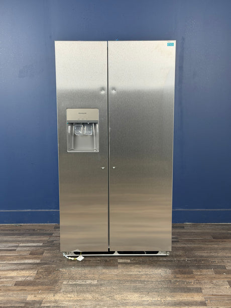Frigidaire - 36 in. 26 cu. ft. Standard Depth Side by Side Refrigerator in Stainless Steel