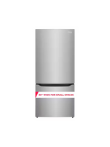 Frigidaire - Gallery 30 in. 20.3 cu. ft. Bottom Freezer Refrigerator in Smudge-Proof Stainless Steel with Internal Water Dispenser