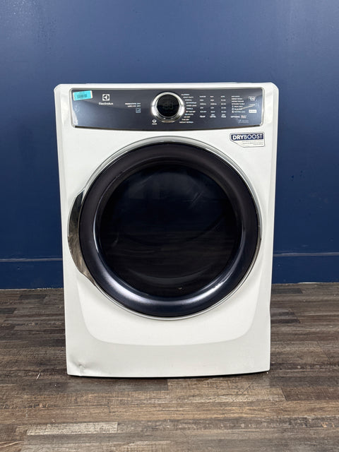 Electrolux - 8 cu. ft. White Front Load Perfect Steam Gas Dryer with LuxCare Dry and Instant Refresh