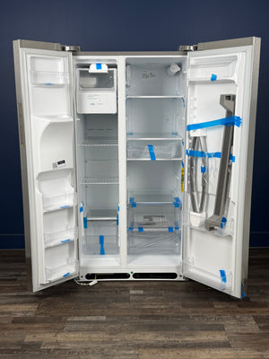 Frigidaire - 36 in. 26 cu. ft. Standard Depth Side by Side Refrigerator in Stainless Steel