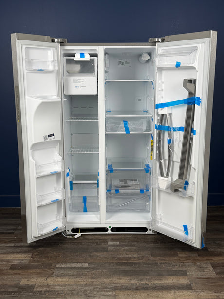Frigidaire - 36 in. 26 cu. ft. Standard Depth Side by Side Refrigerator in Stainless Steel