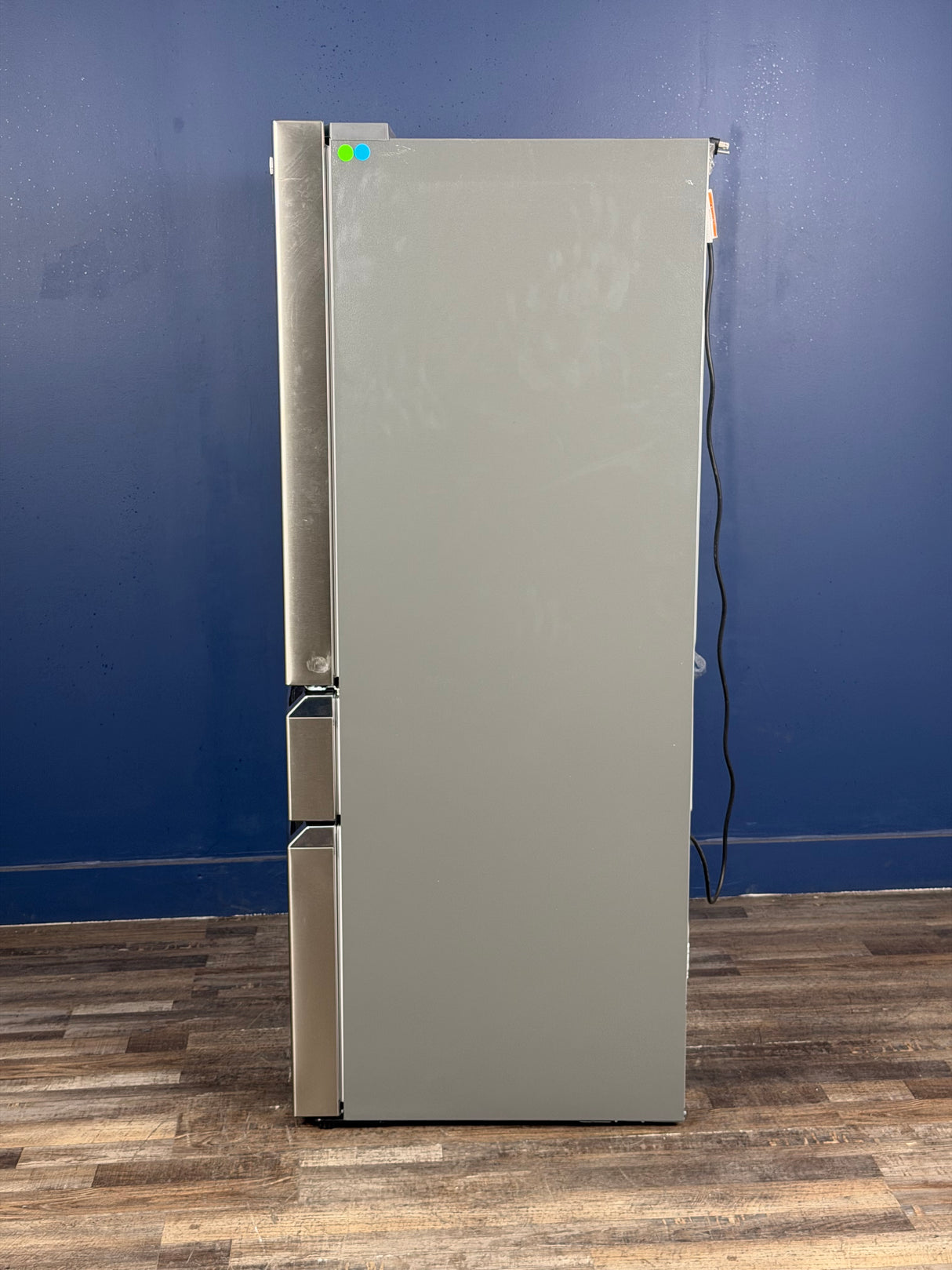 Frigidaire - Gallery 36 in. 22 cu. ft. Counter-Depth 4-Door French Door Refrigerator in Smudge-Proof Stainless Steel