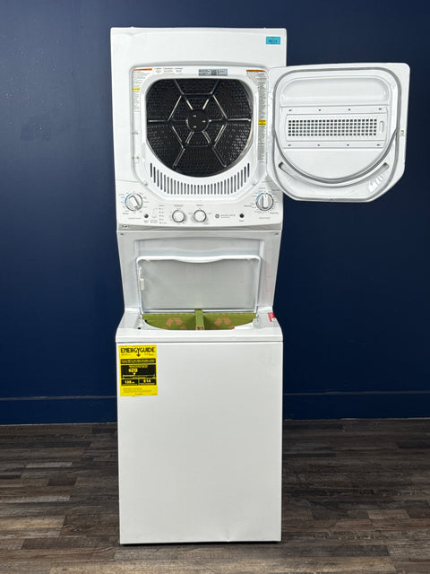 GE - 2.3 cu. ft. Washer 4.4 cu. ft. Electric Dryer Combo in White