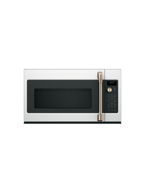 GE Cafe - 1.7 Cu. Ft. Over the Range Microwave in Matte White with Air Fry
