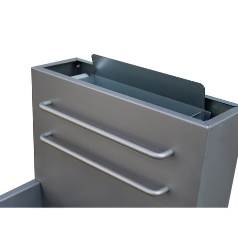 FORNO Commerciale Natural Gas Deep Fryer, 3 Burners 90,000 BTU, 40 lbs, Millivolt Control