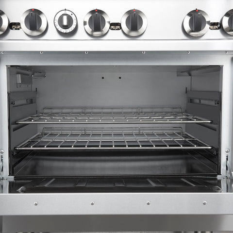 Forno Commerciale 36 Inch Gas Range with 6 Burners