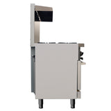 Forno Commerciale 60 Inch Stainless Steel Gas Range, 10 Burners 300,000 BTU Total, 9.3 cu.ft. Ovens