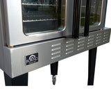 Forno Commerciale Convection Gas Oven, 3 burners 54,000 BTU, 150–500°F, stainless steel, NG/LP convertible
